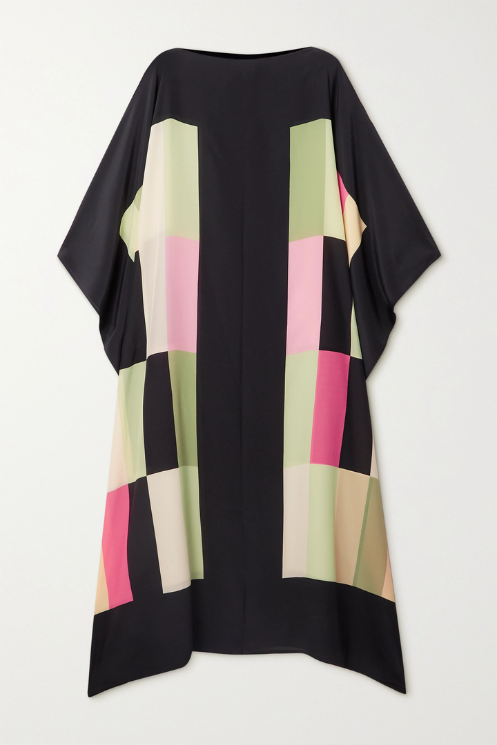 CHROMA CRAFT NOIR SILK KAFTAN