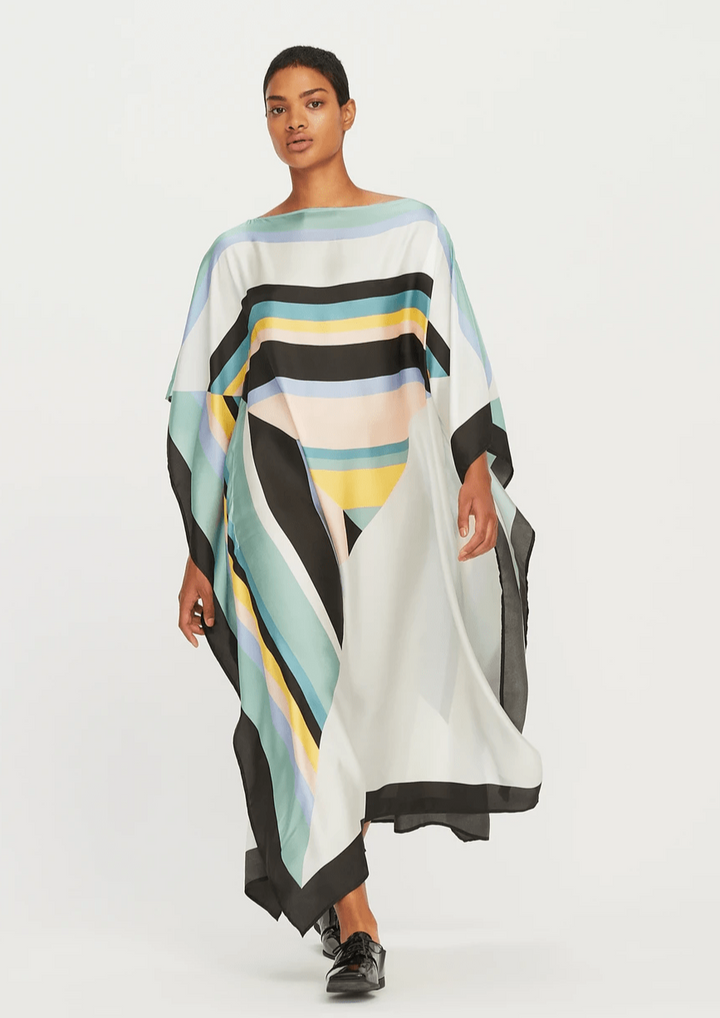PALETTE LOOM: COLORFUL GEOMETRY KAFTAN