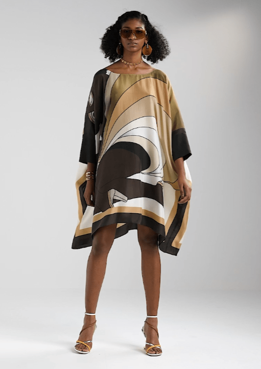 CAPPUCCINO ELEGANZA: WOMENS WEAR KAFTAN