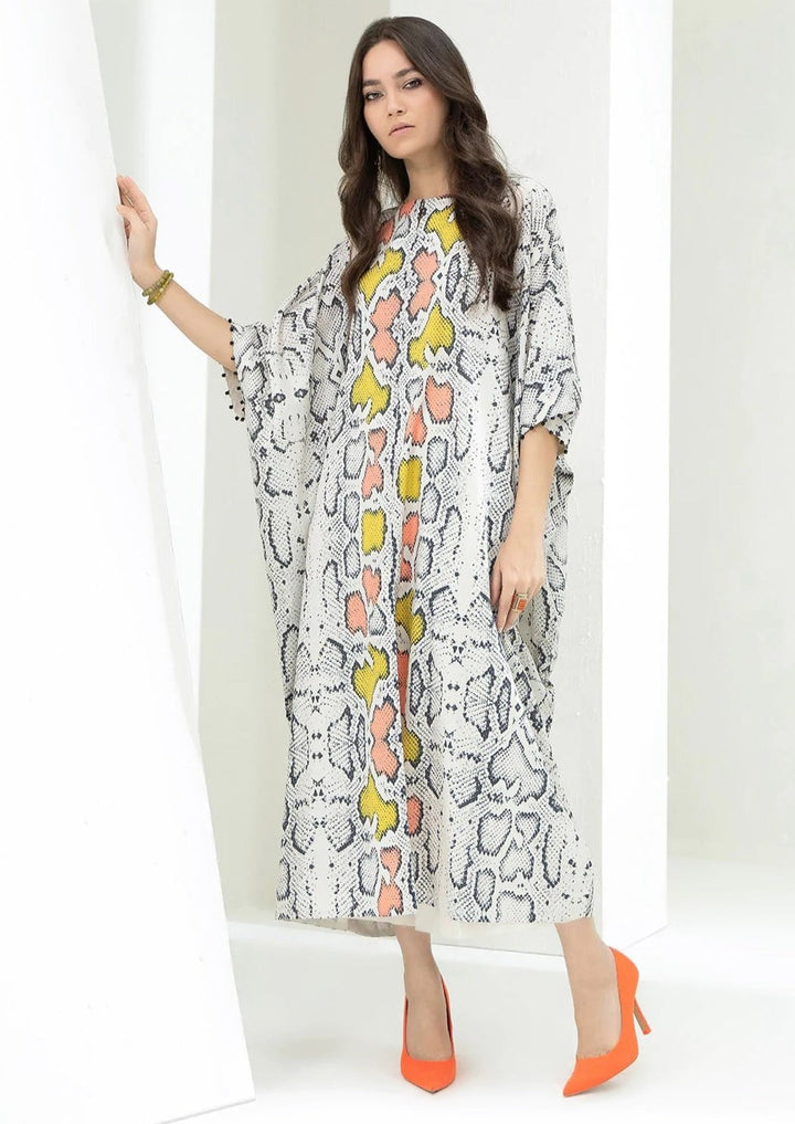 DAISY DREAMLAND WHITE FLORAL KAFTAN