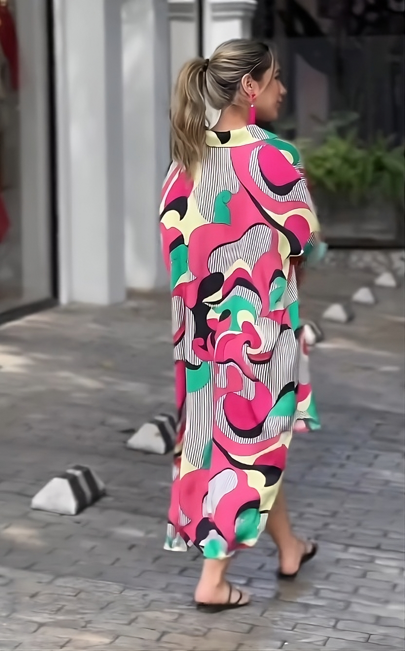 Enigmatic Elevation Shirt Dress