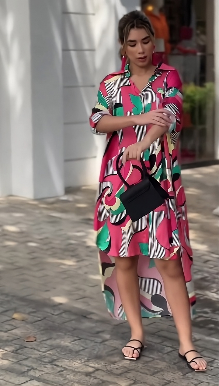 Enigmatic Elevation Shirt Dress