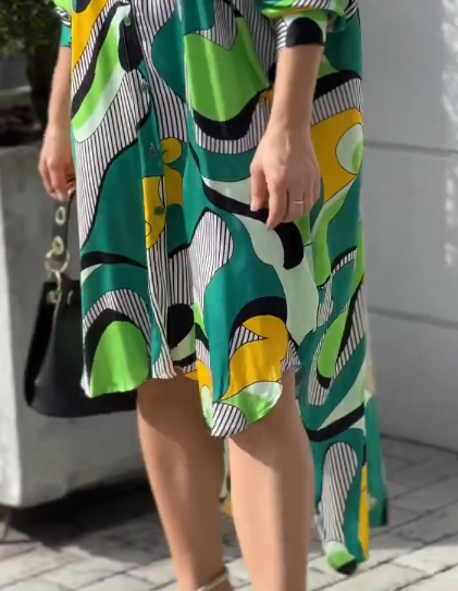 Enigmatic Elevation Shirt Dress