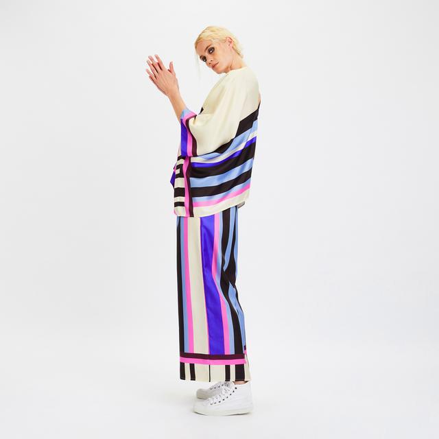 BARCODE SATIN SILK CO-ORD SET