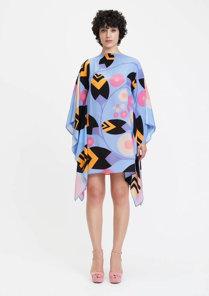 REGAL FERN: WOMEN'S KAFTAN WITH LEAF DESIGN