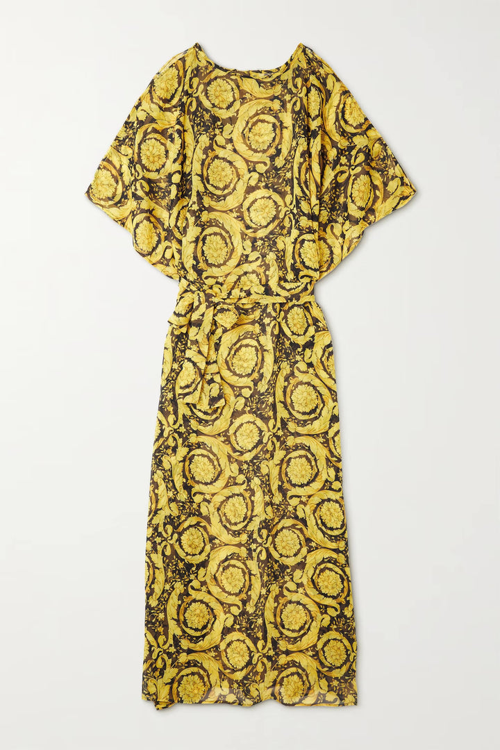 GOLDEN BLOSSOM BAROQUE ELEGANCE KAFTAN