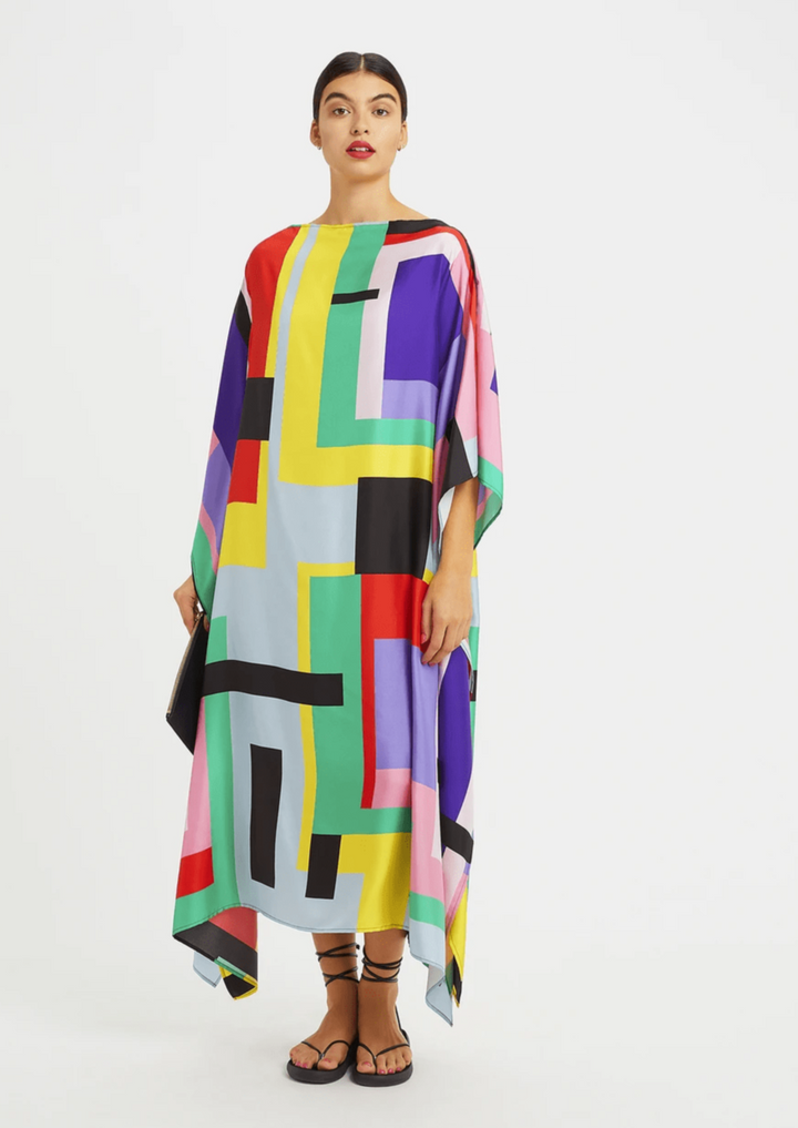 SILK SPECTRA: GEO BLISS KAFTAN
