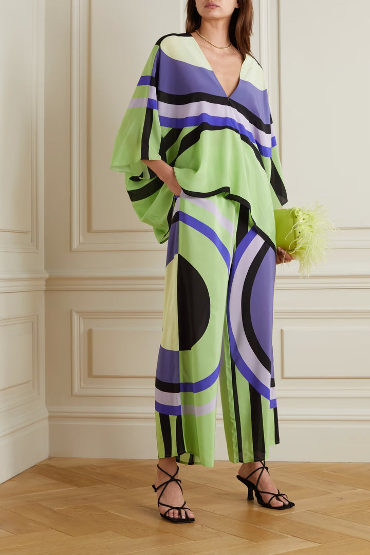 PRISTINE PANACHE: GEOMETRIC PRINT CO-ORDS SET
