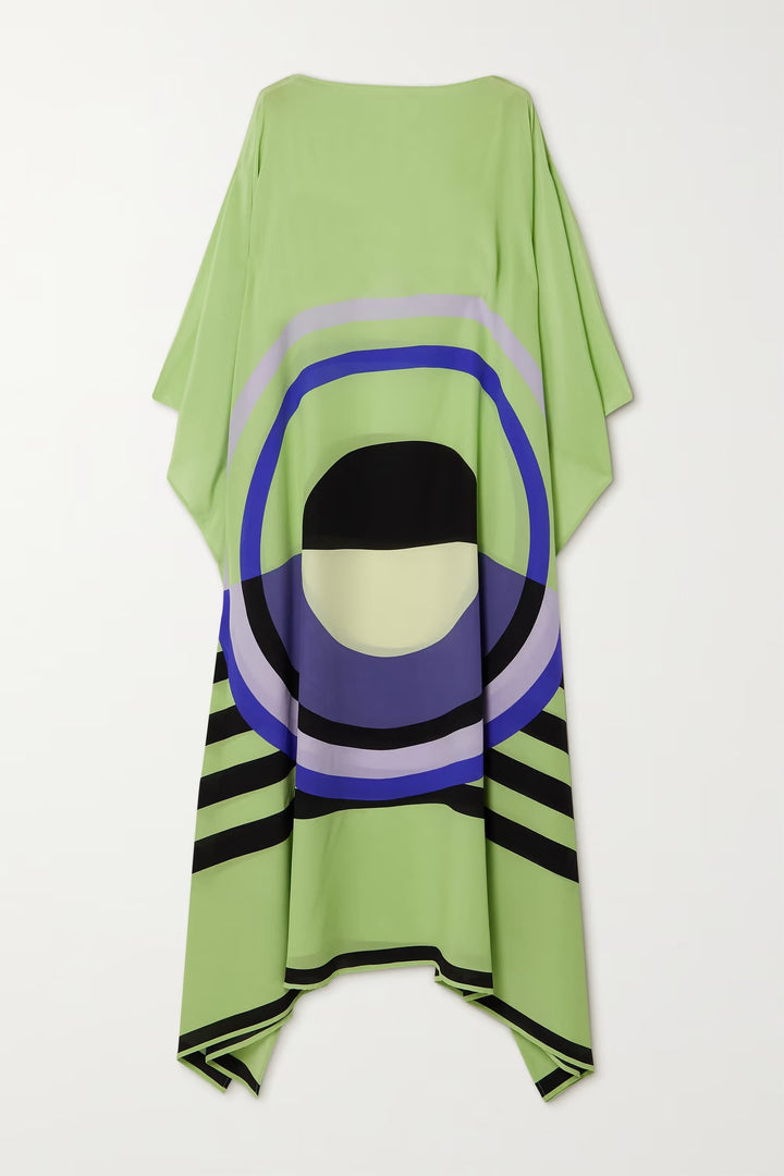 EVERYDAY GLAMOUR: WOMEN'S SILK KAFTAN