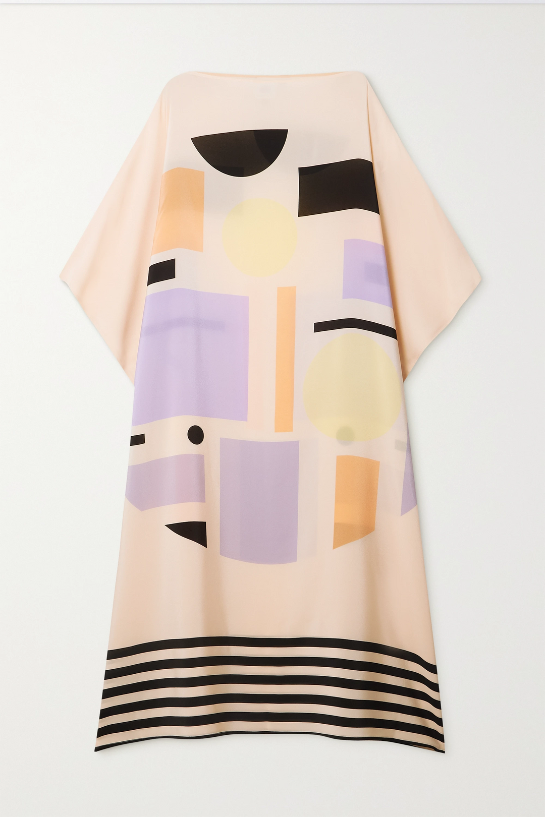 MARSHMELLOW SILK CREPE KAFTAN