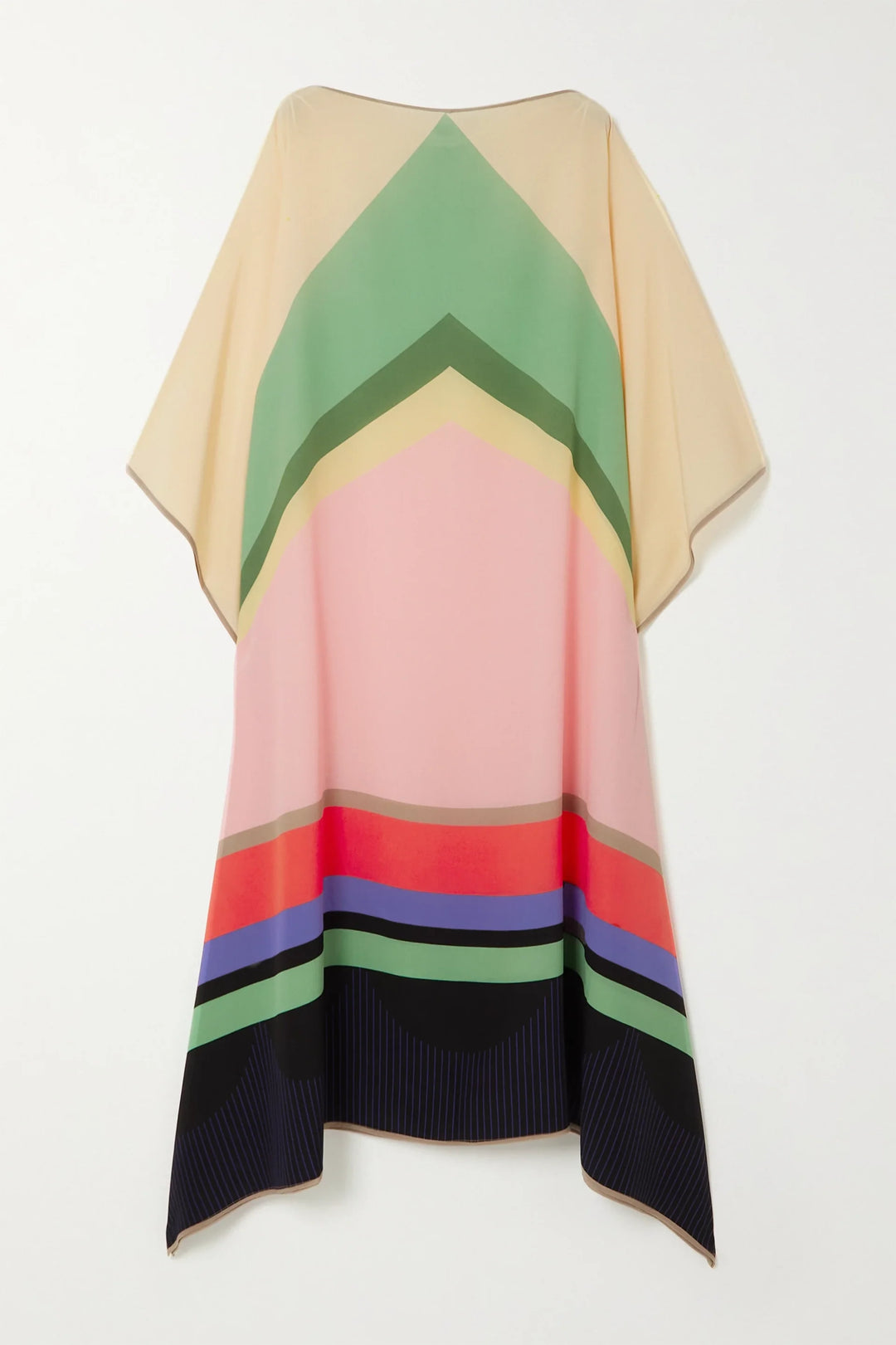 WHIMSY SILK VIVID WOMENS KAFTAN