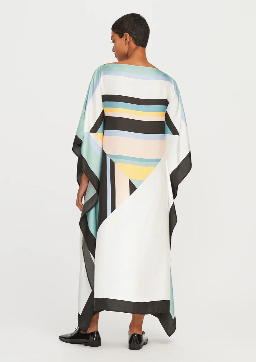 PALETTE LOOM: COLORFUL GEOMETRY KAFTAN