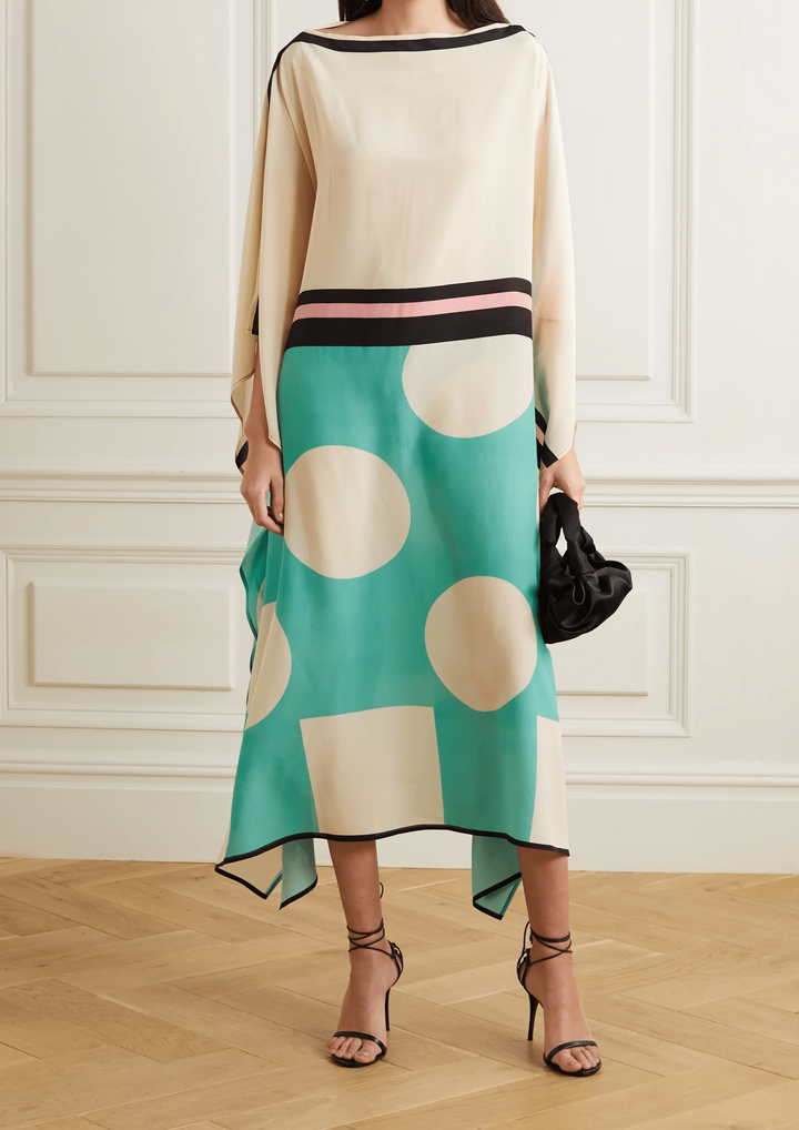 DREAMY DOTS BOAT NECK SERENITY KAFTAN