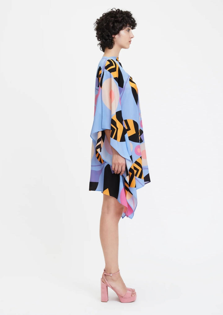 REGAL FERN: WOMEN'S KAFTAN WITH LEAF DESIGN