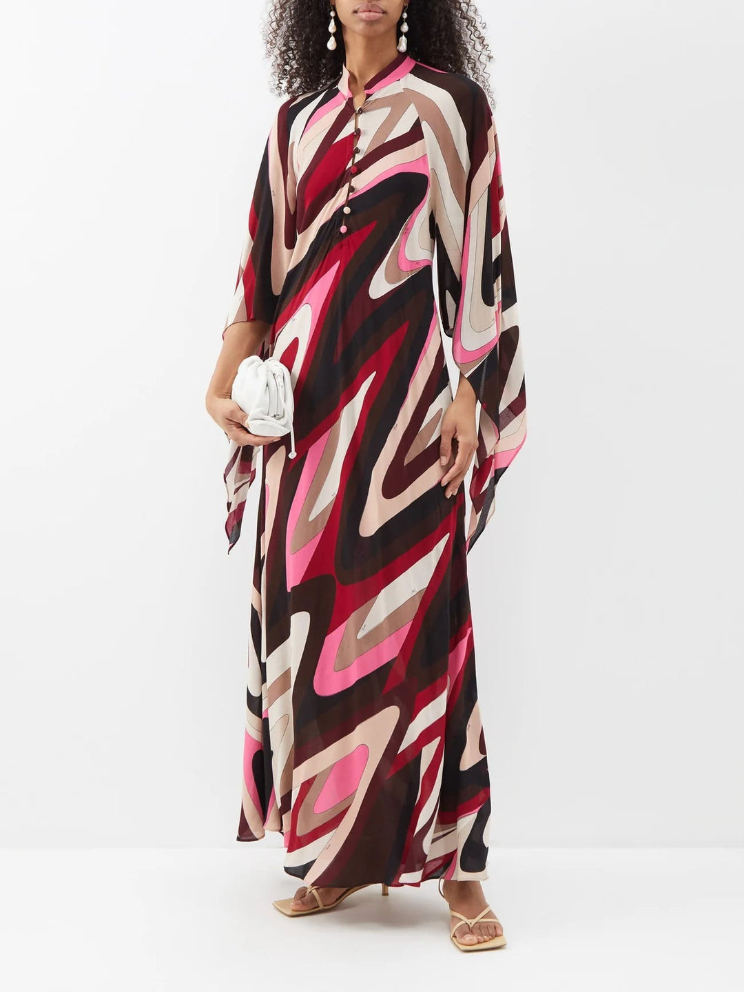 LUXE FLAIR: DESIGNER - INSPIRED KAFTAN WITH FLARED SLEEVES