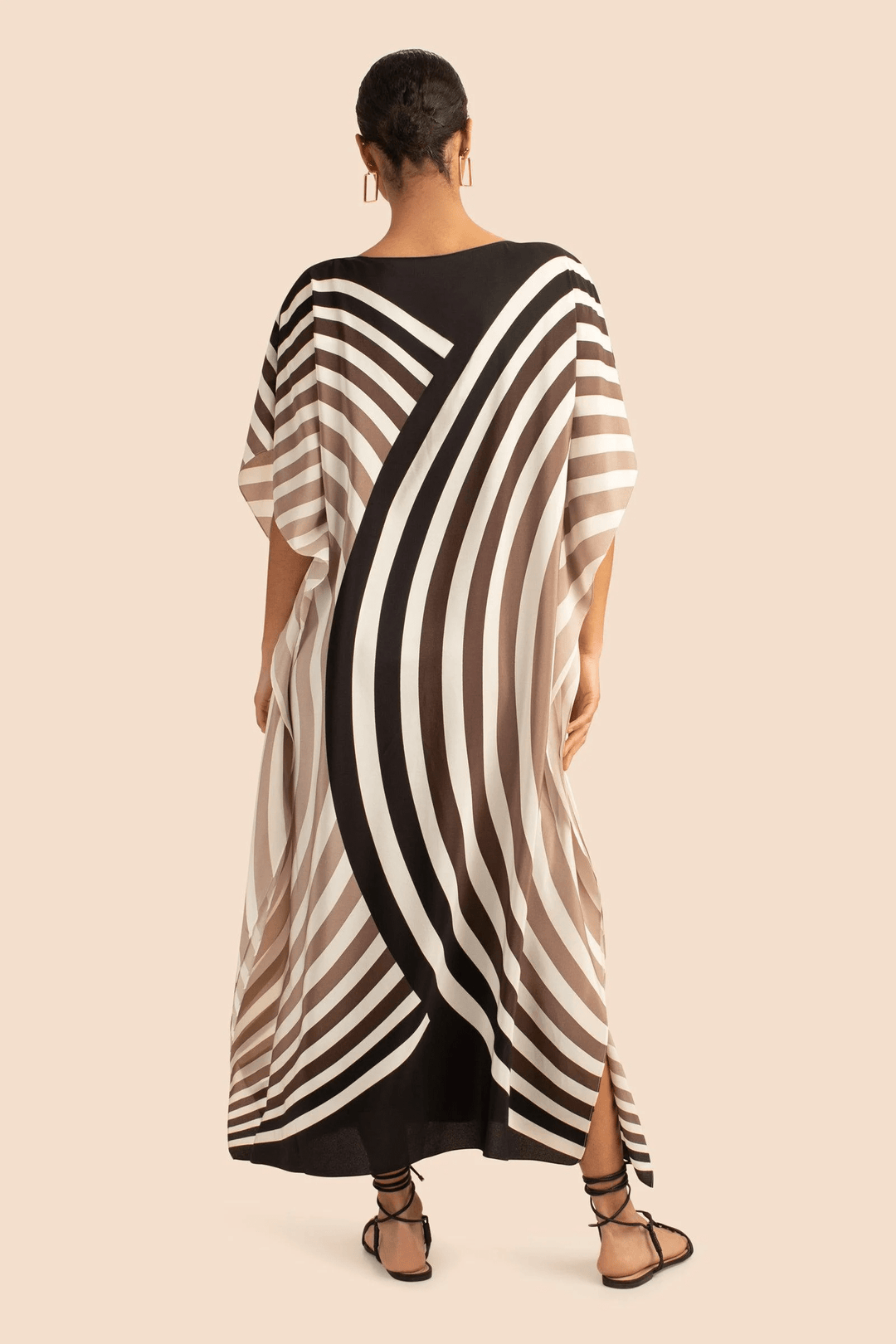 SCULPTED SILK: MONO MUSE KAFTAN