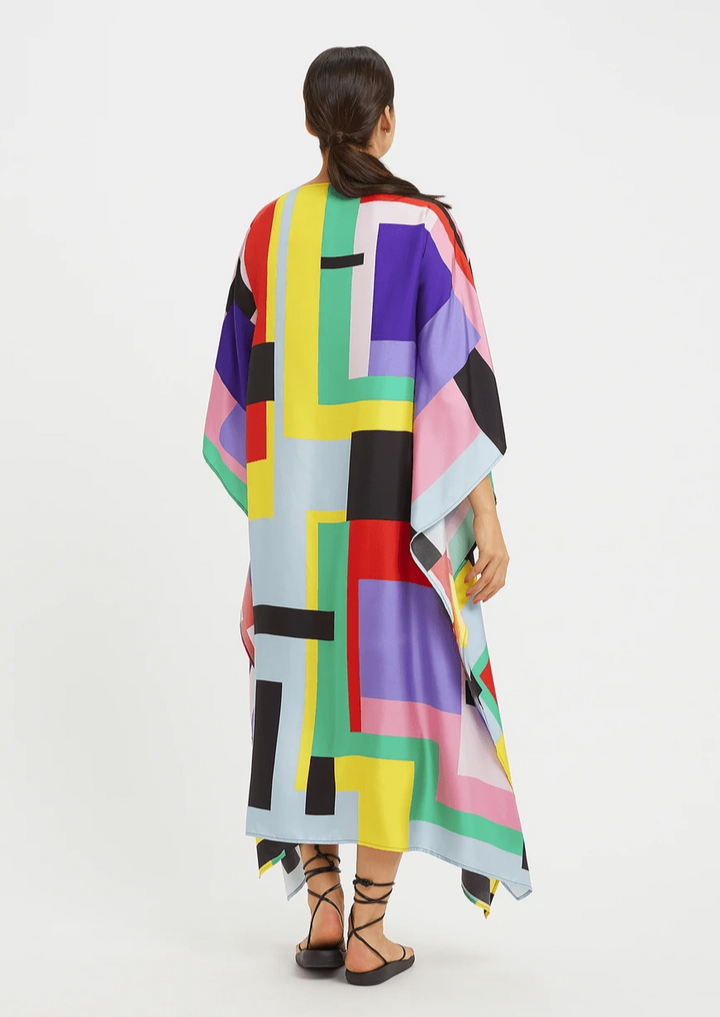 SILK SPECTRA: GEO BLISS KAFTAN