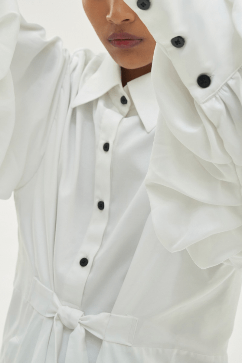 UPSCALE SHIRT-STYLE DRESS