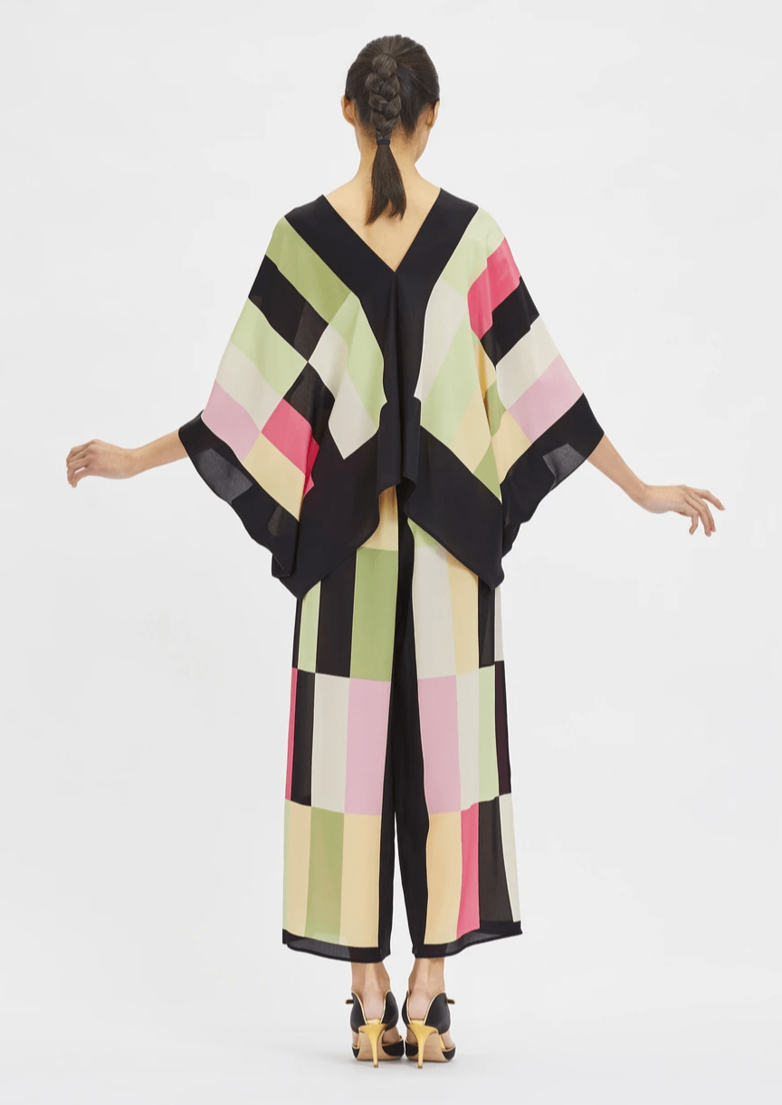 VIVID VOYAGE: WOMEN'S VERSATILE V-NECK CO-ORD SET