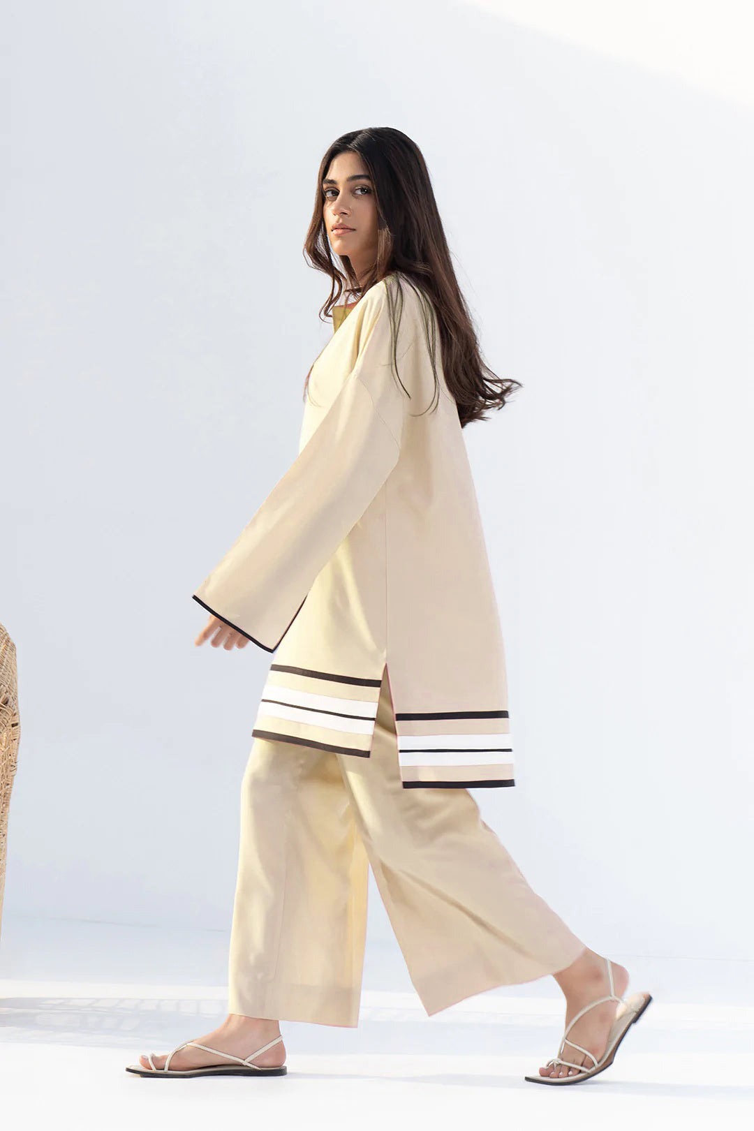 BEIGE BREEZE WOMENS CO-ORD SET