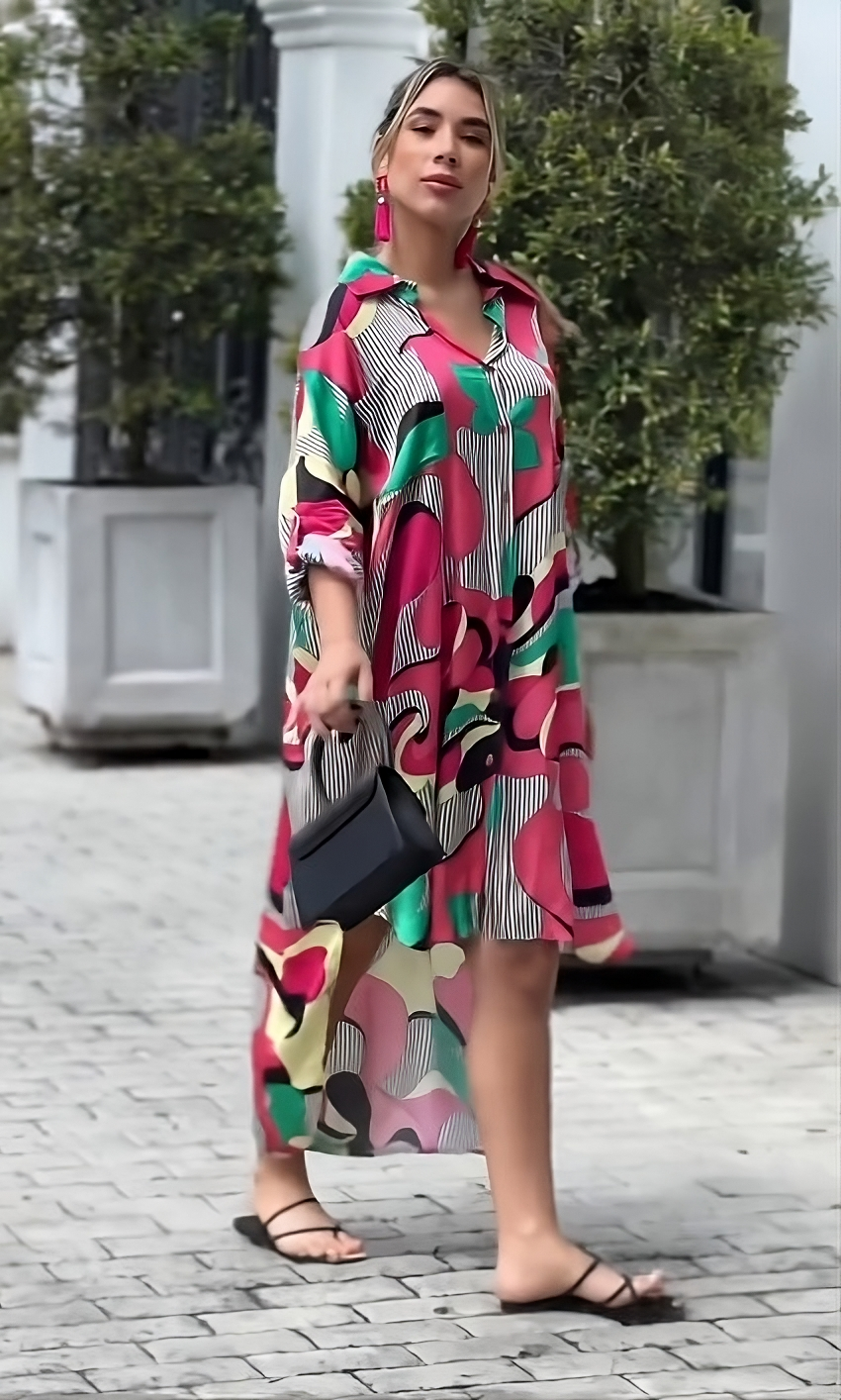 Enigmatic Elevation Shirt Dress