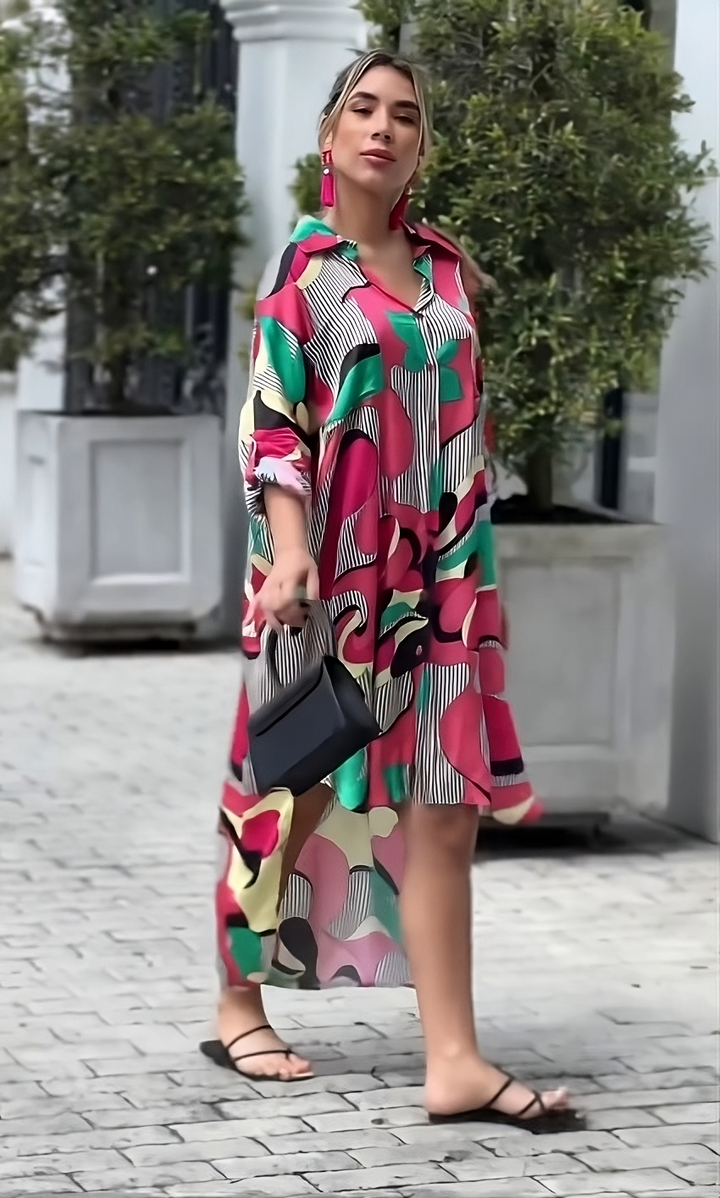 Enigmatic Elevation Shirt Dress