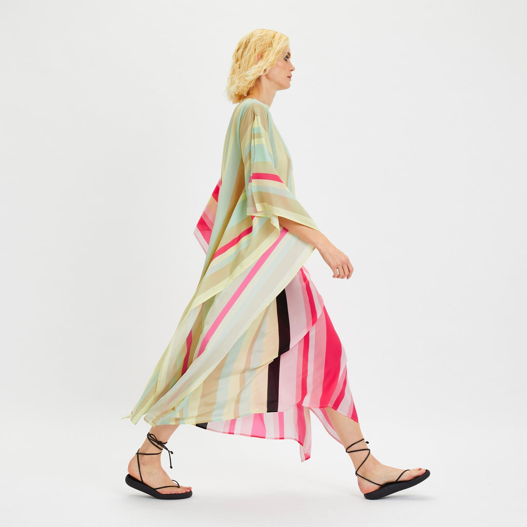 WOMEN'S SILK CREPE KAFTANS