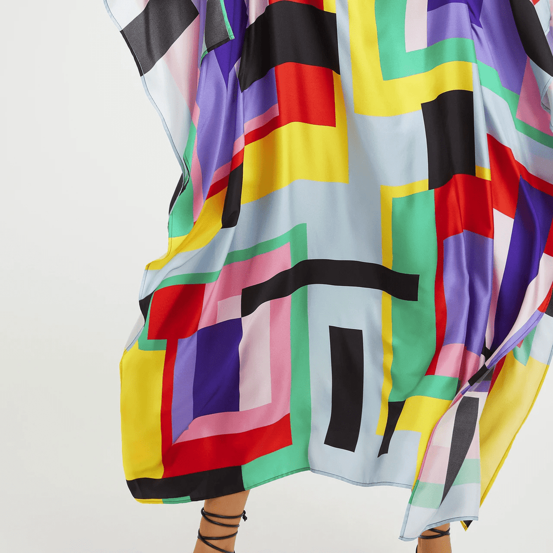 SILK SPECTRA: GEO BLISS KAFTAN
