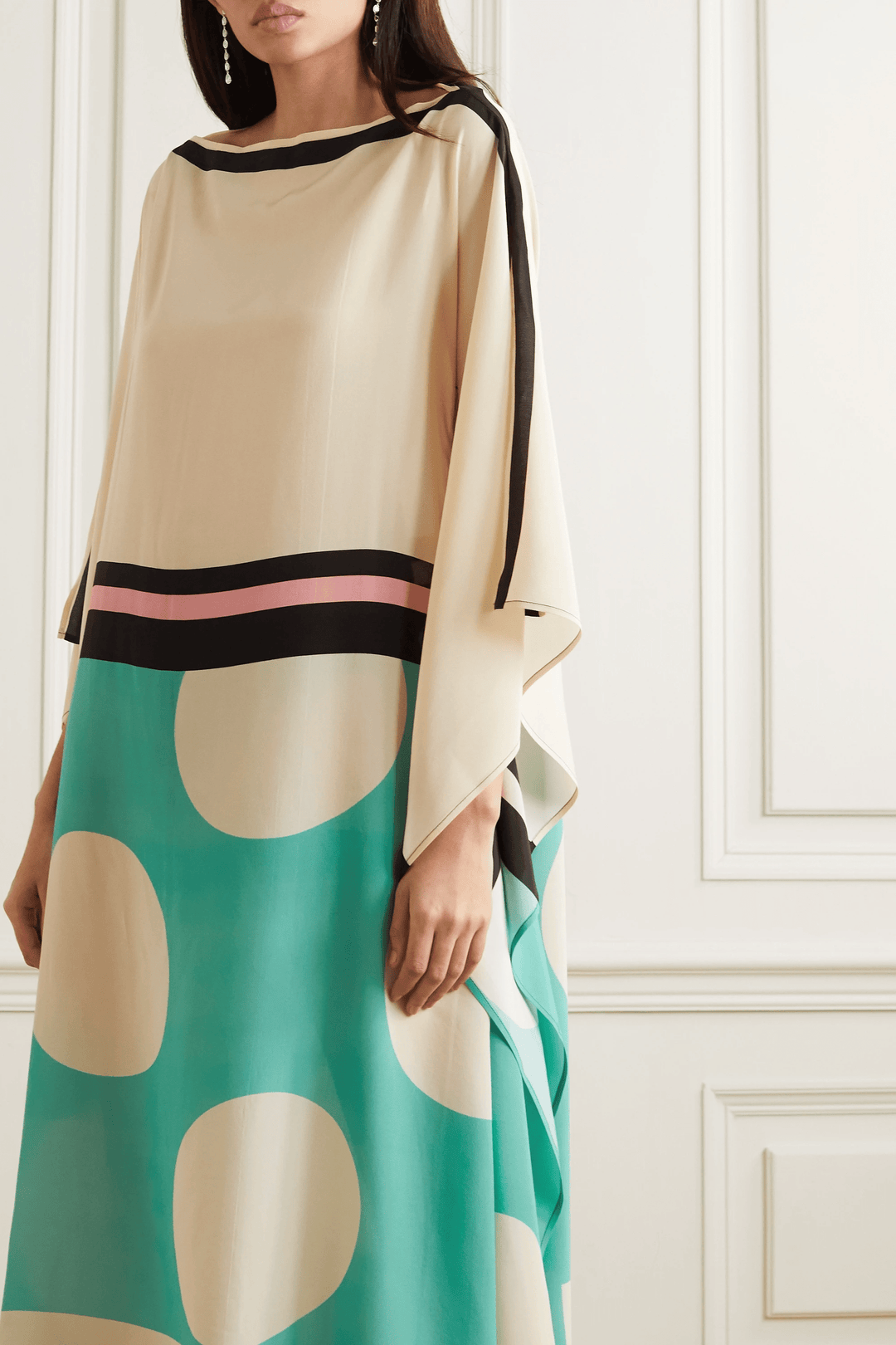 DREAMY DOTS BOAT NECK SERENITY KAFTAN