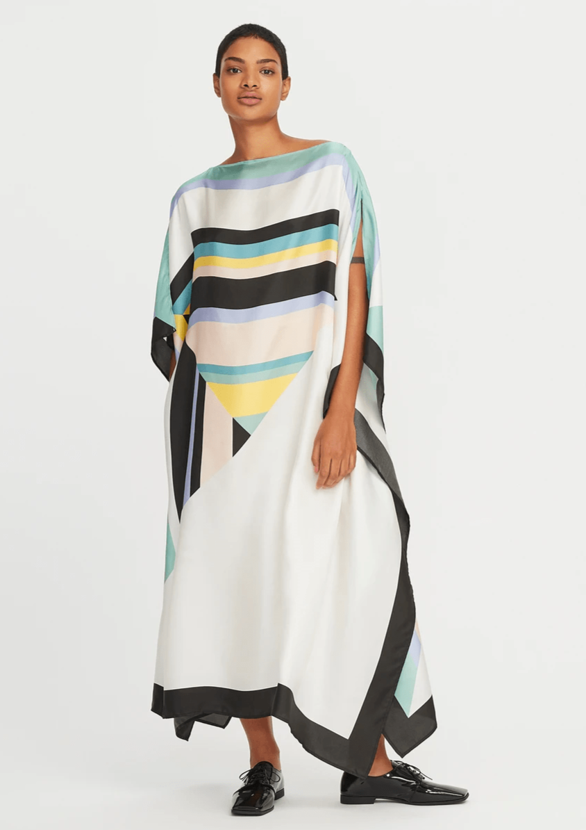 PALETTE LOOM: COLORFUL GEOMETRY KAFTAN