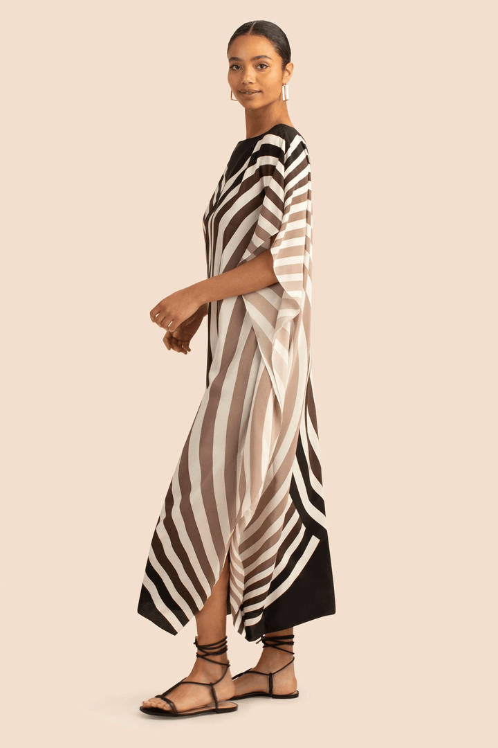 SCULPTED SILK: MONO MUSE KAFTAN