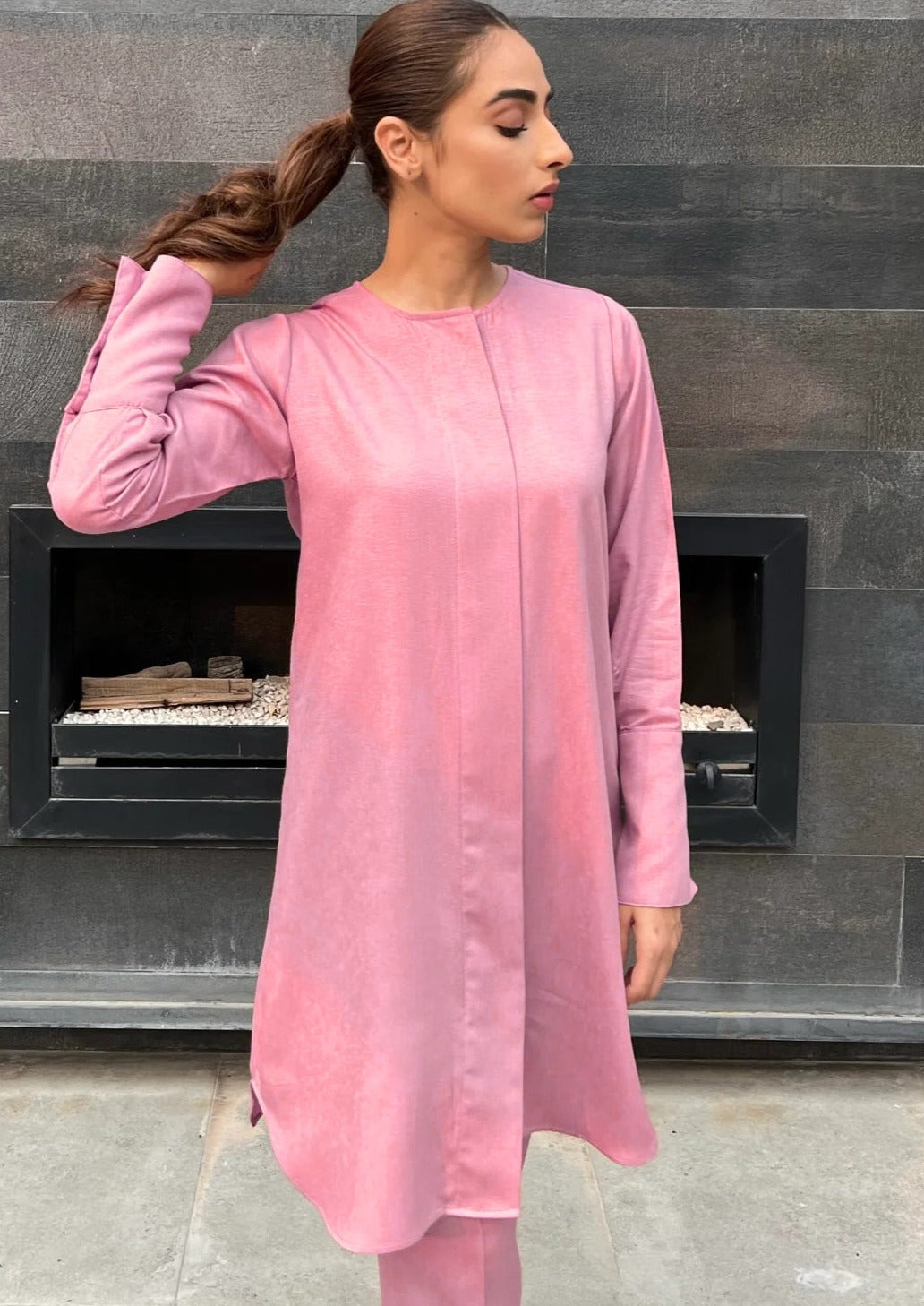 TAILORED CO-ORD SET IN SEASONAL HUES