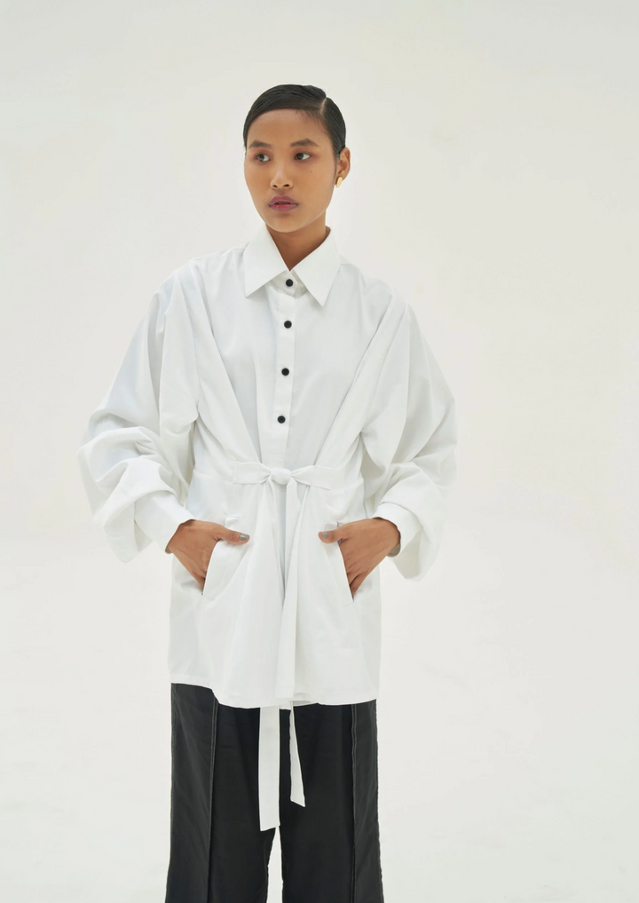 UPSCALE SHIRT-STYLE DRESS