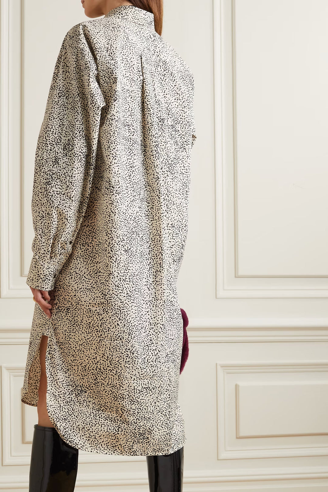 SAFARI ELEGANCE MIDI SHIRT DRESS