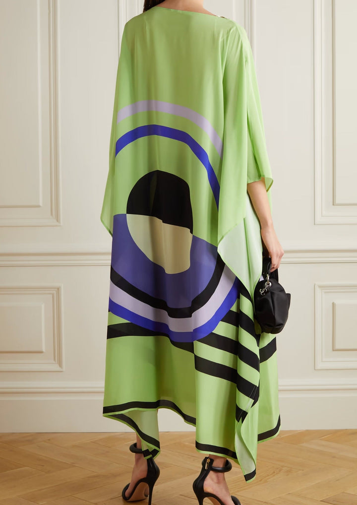 EVERYDAY GLAMOUR: WOMEN'S SILK KAFTAN