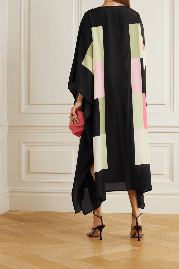 CHROMA CRAFT NOIR SILK KAFTAN