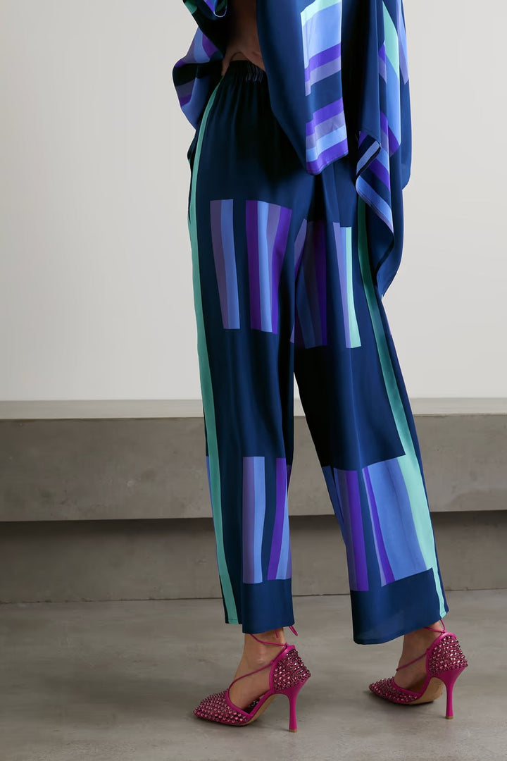 BLUE KAFTAN CO-ORD SET