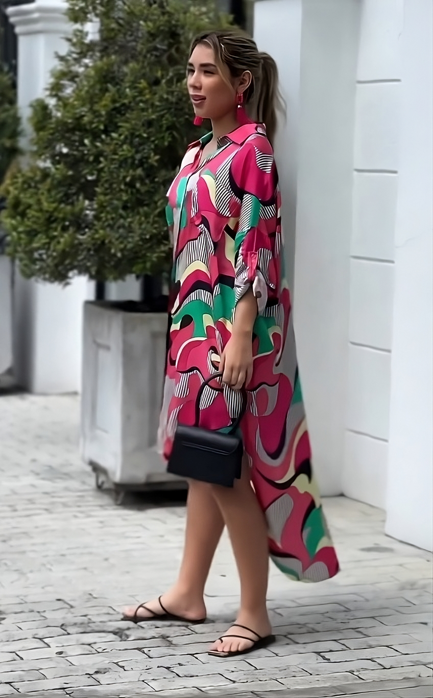Enigmatic Elevation Shirt Dress