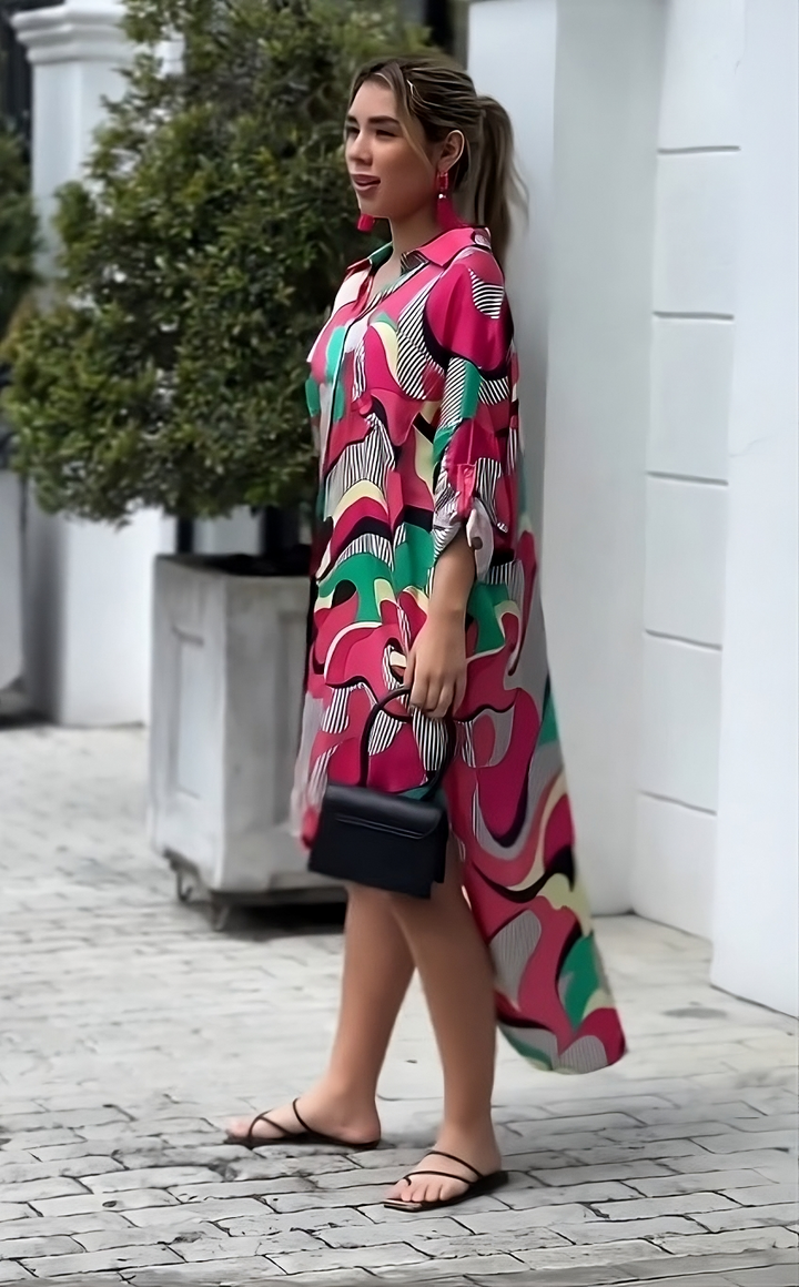 Enigmatic Elevation Shirt Dress
