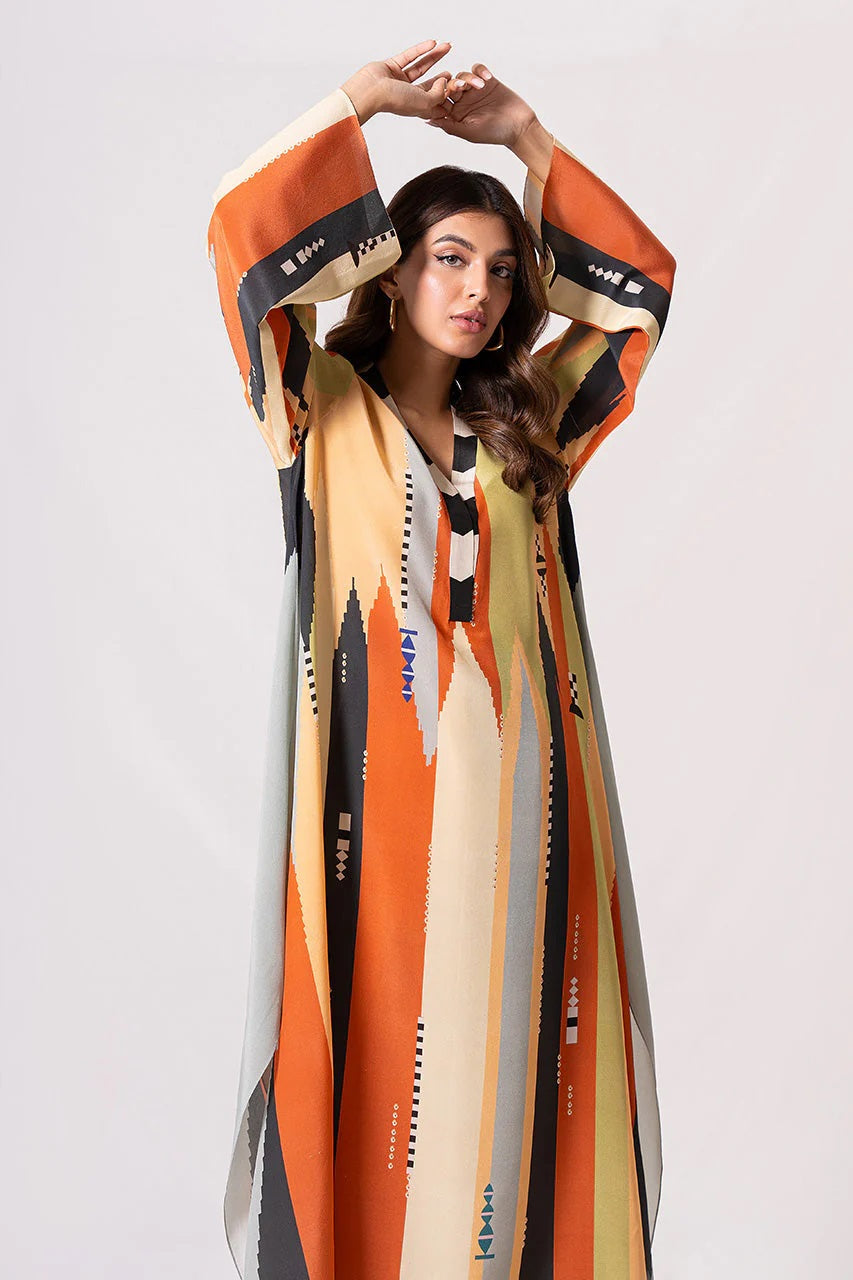 Desert Mirage Long Kaftan Dress