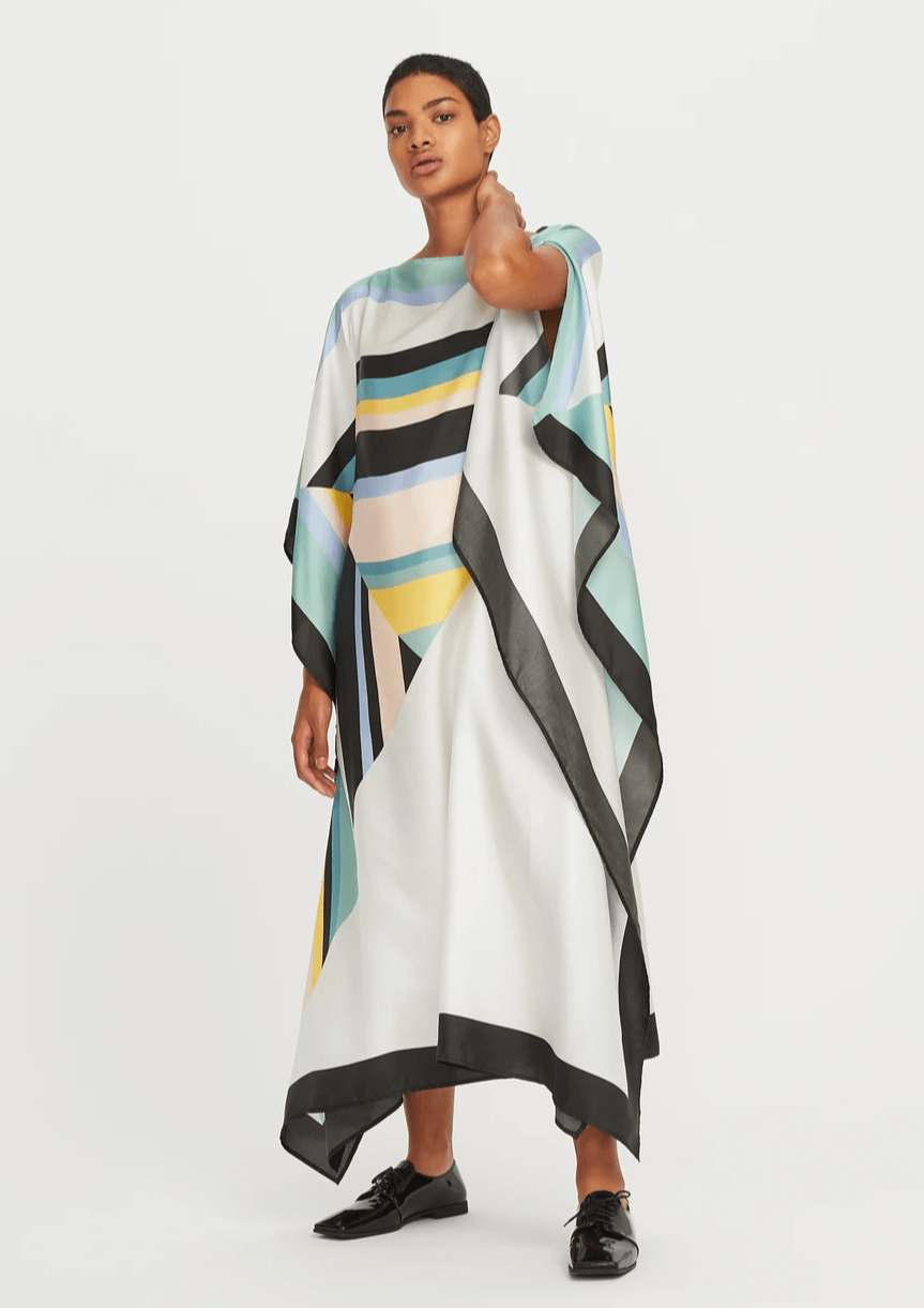 PALETTE LOOM: COLORFUL GEOMETRY KAFTAN