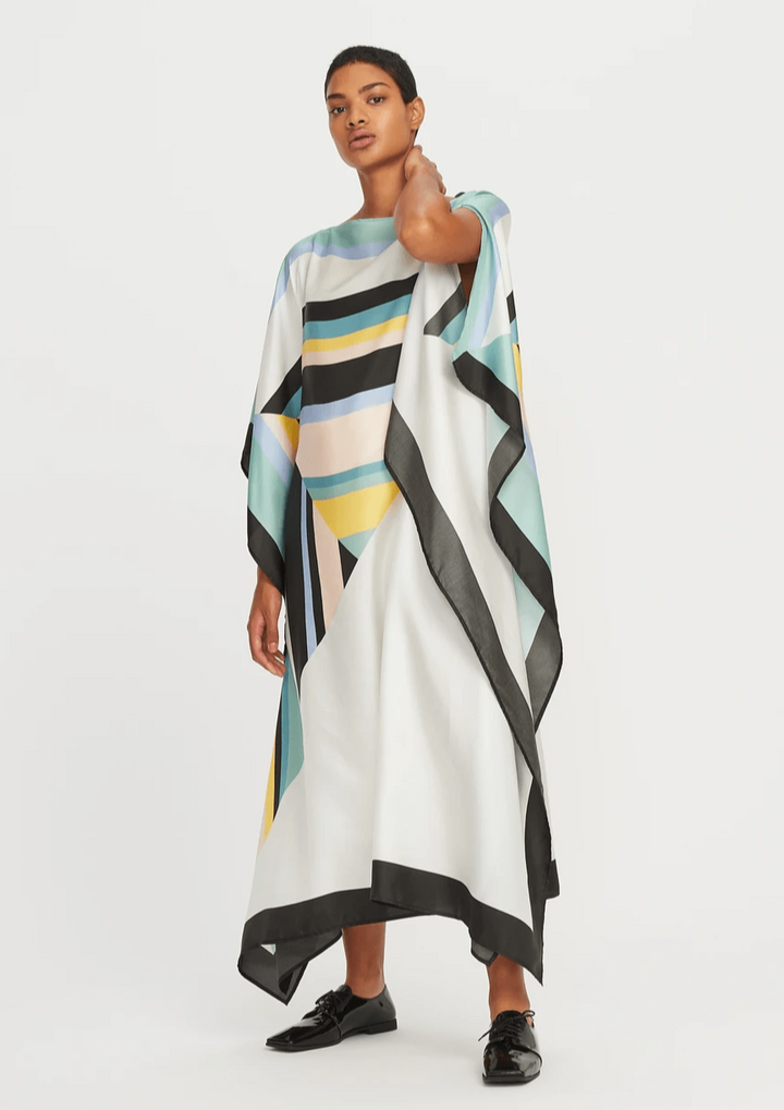 PALETTE LOOM: COLORFUL GEOMETRY KAFTAN
