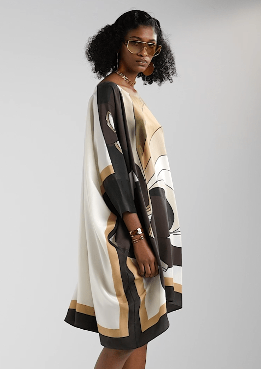 CAPPUCCINO ELEGANZA: WOMENS WEAR KAFTAN