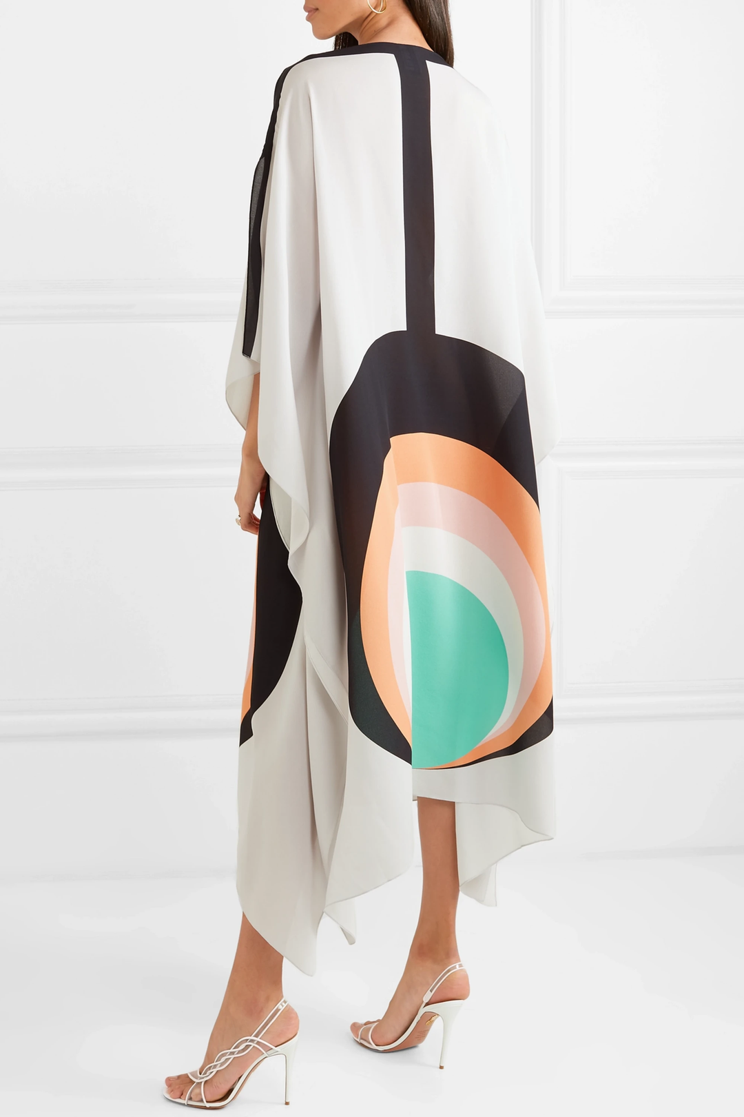 EVIL EYE ABSTRACT PRINT KAFTAN
