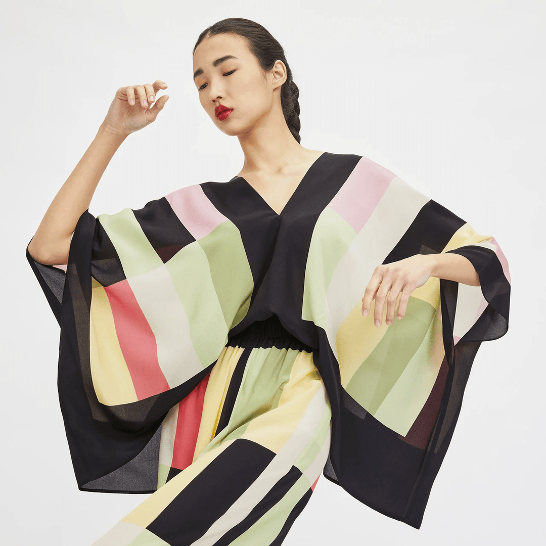 VIVID VOYAGE: WOMEN'S VERSATILE V-NECK CO-ORD SET
