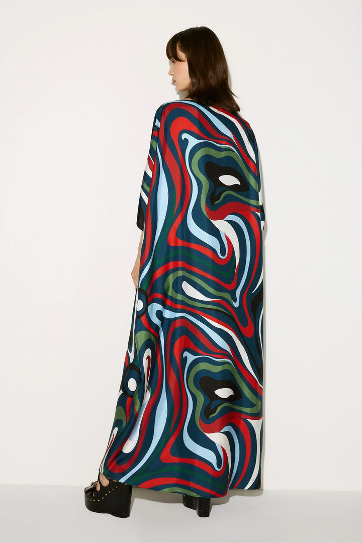 SHADOWED CANVAS: WOMENS WEAR KAFTAN