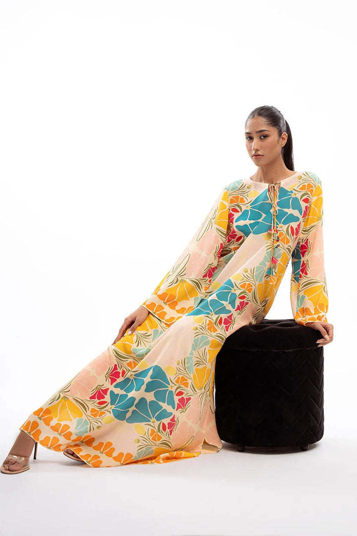 Multicolor Eira Kaftan dress