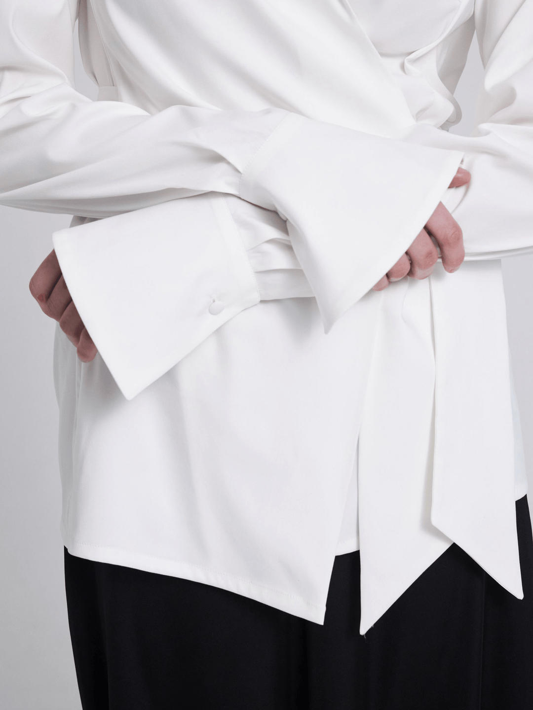 WRAP OVER TIE FRONT SHIRT STYLE CO-ORD SET
