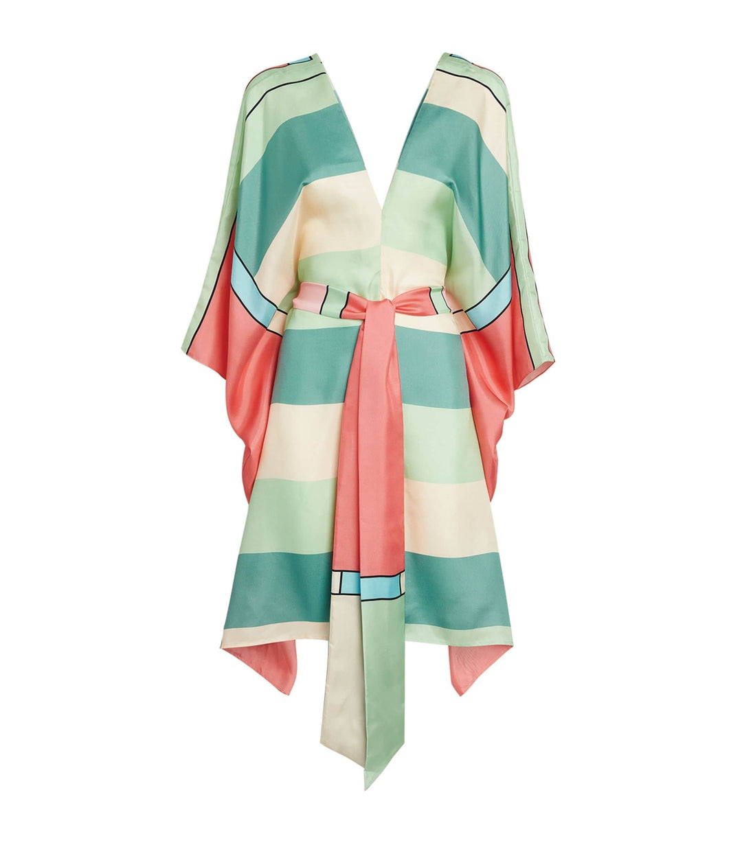 QUASAR SILK: V-NECK WOMENS WEAR KAFTAN