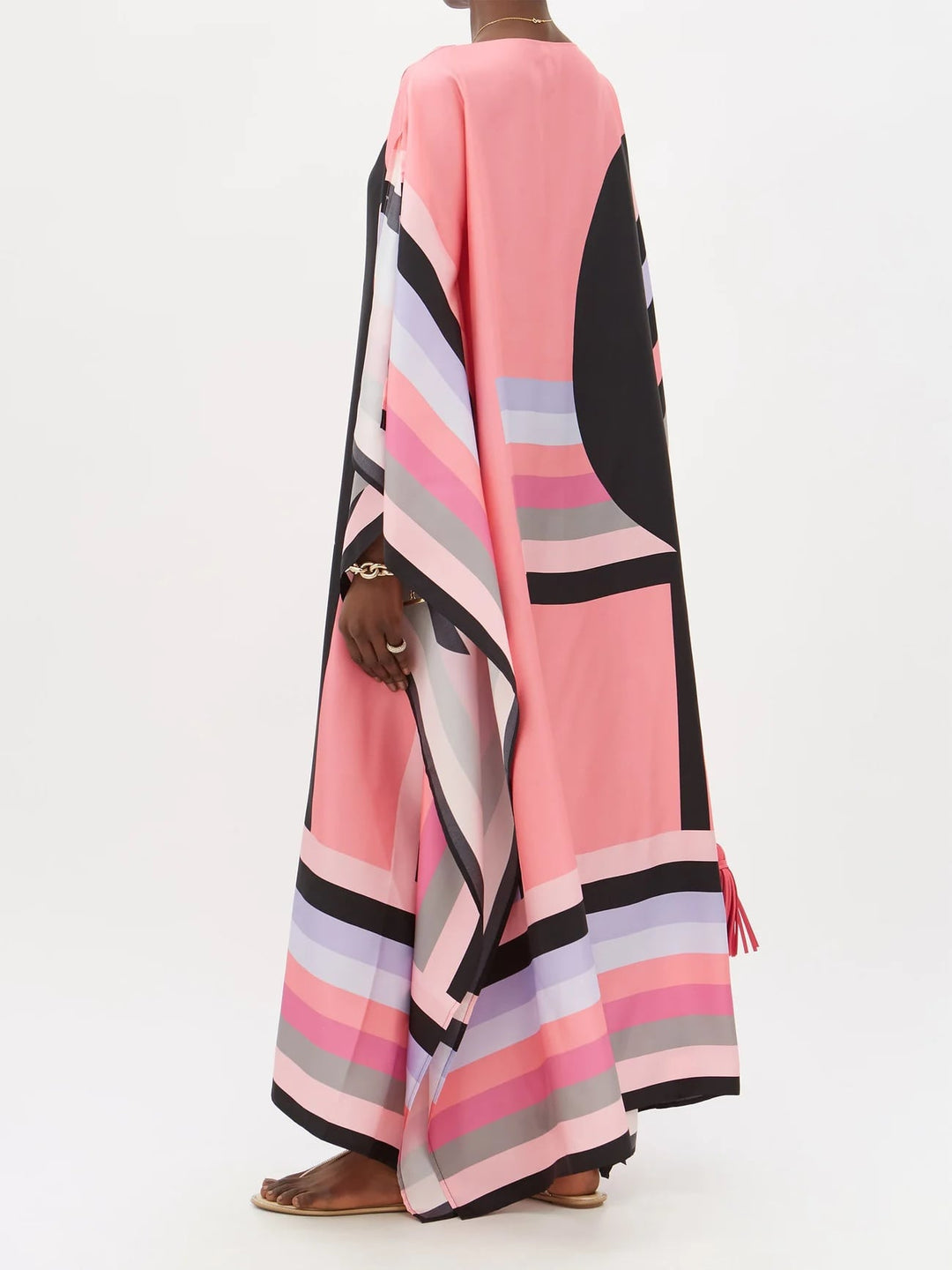 PRETTY IN PINK: WOMENS SILK KAFTAN